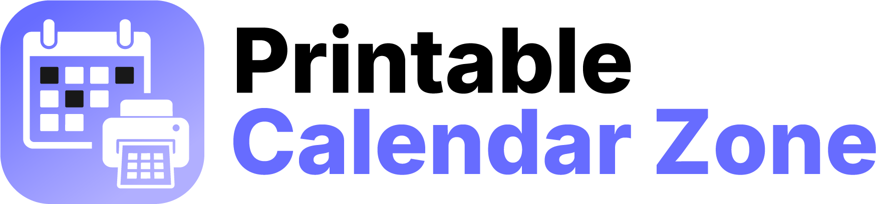 PrintableCalendarZone Logo